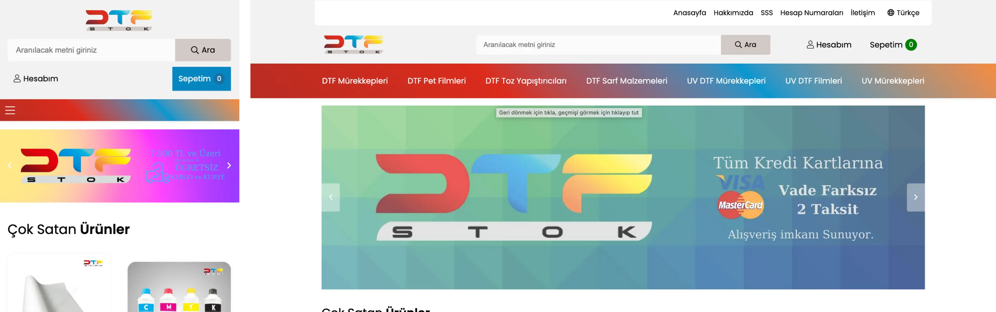 DTF Stok